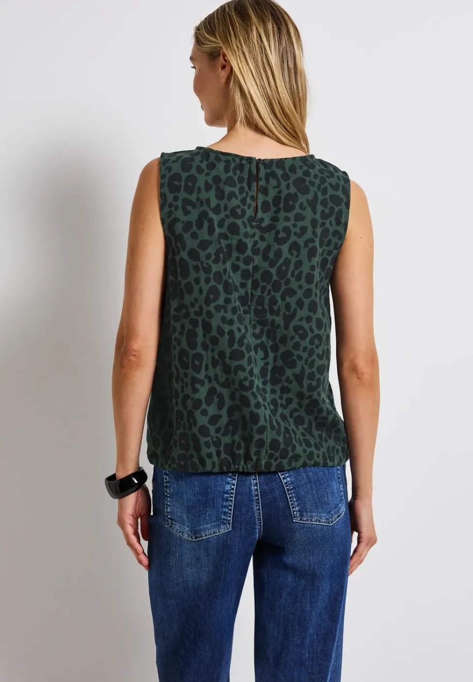 Musselin Blusentop mit Print