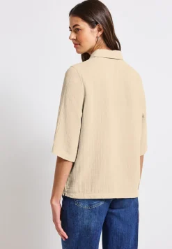 Musselin Hemdbluse