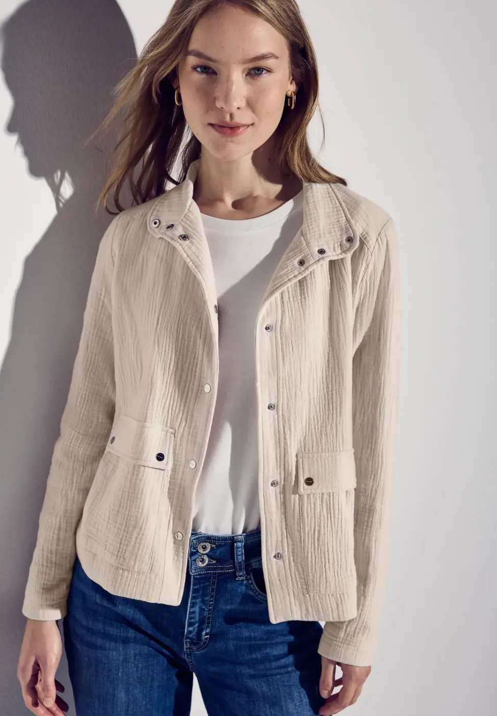 Musselin Jacke
