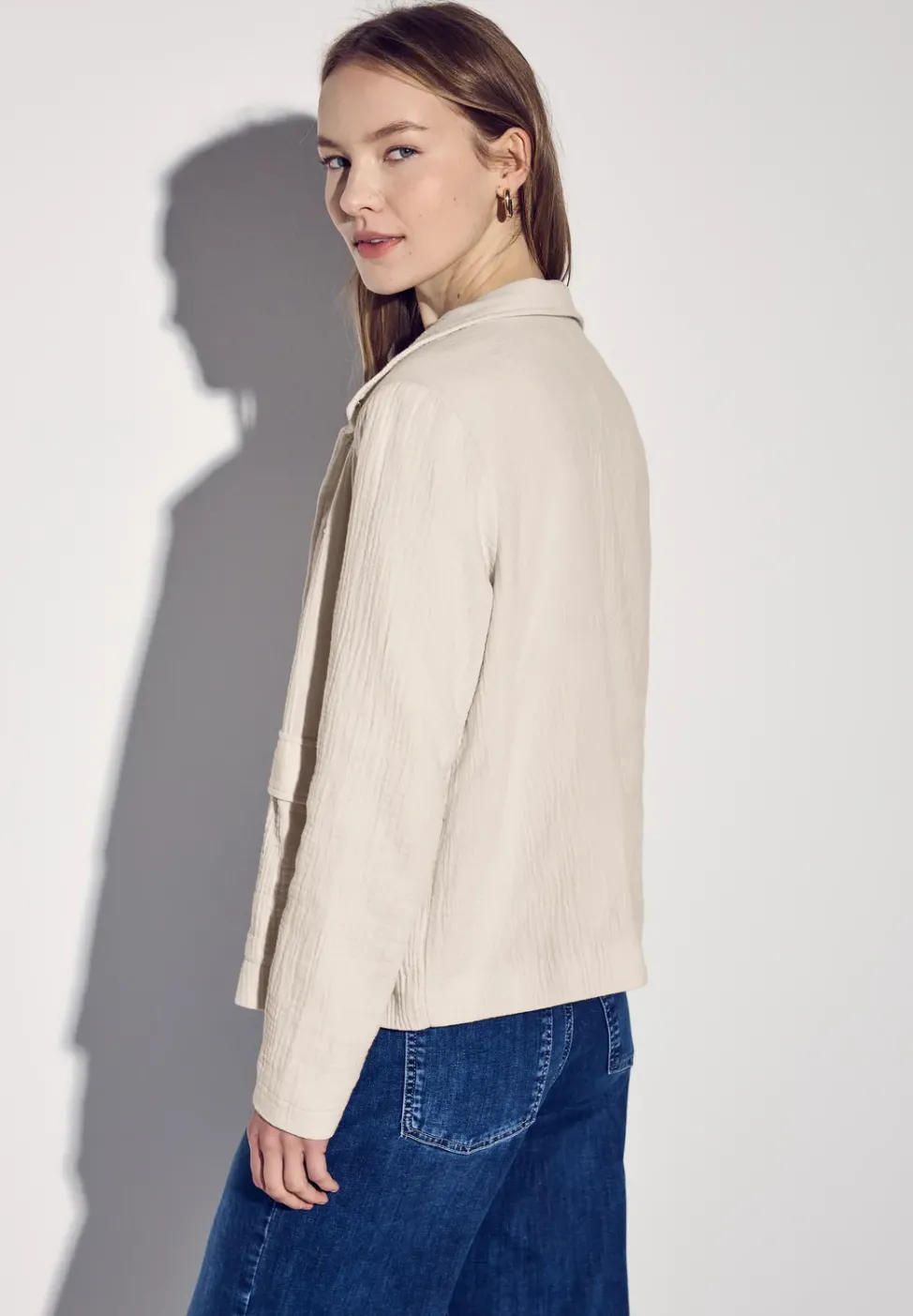 Musselin Jacke