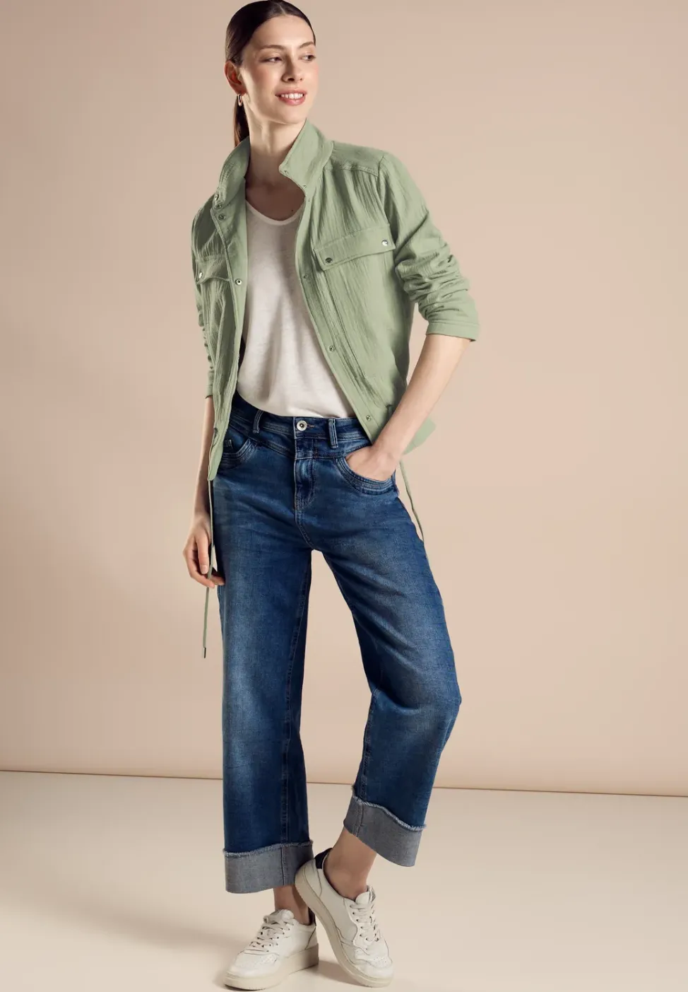 Musselin Jacke
