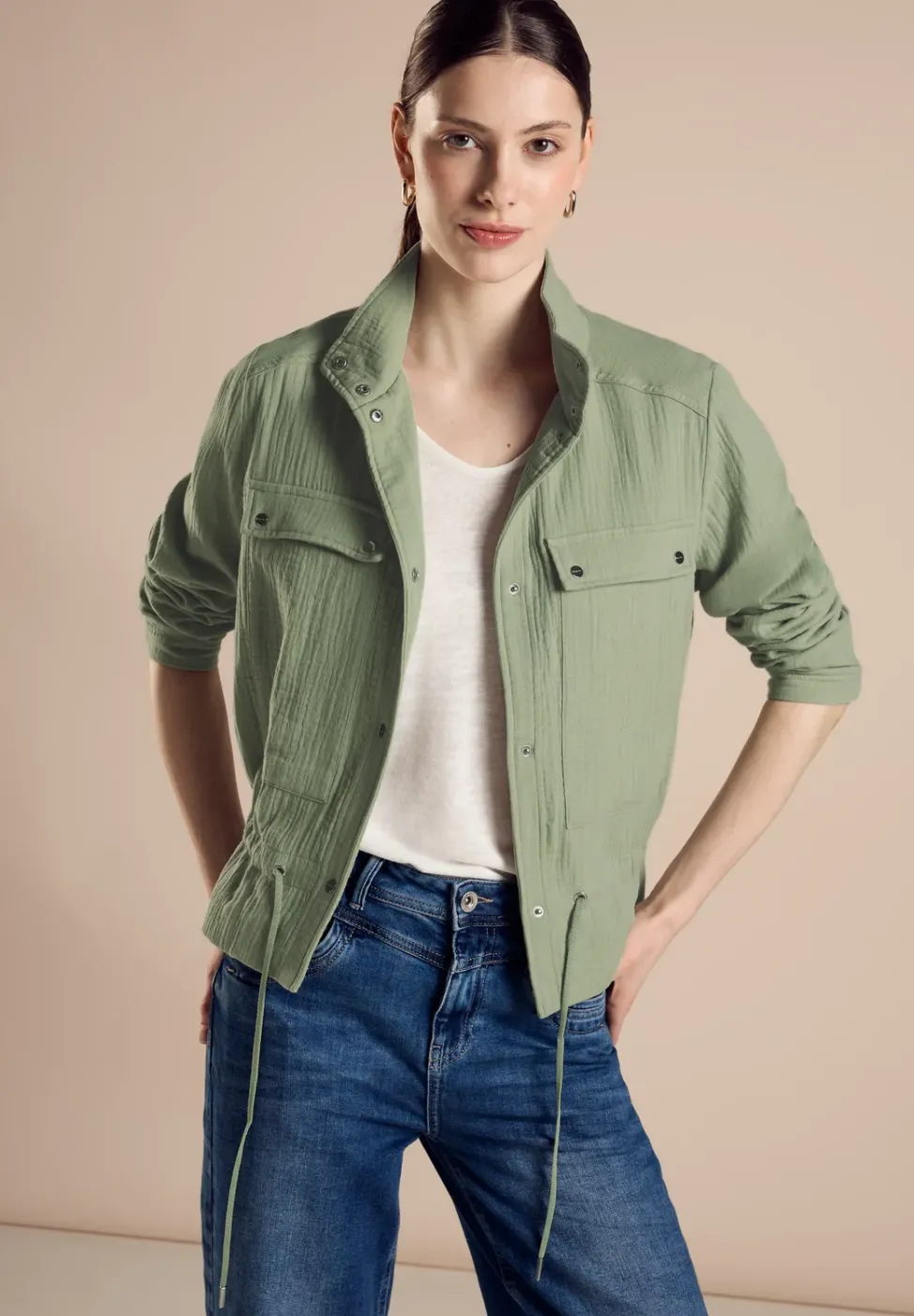 Musselin Jacke