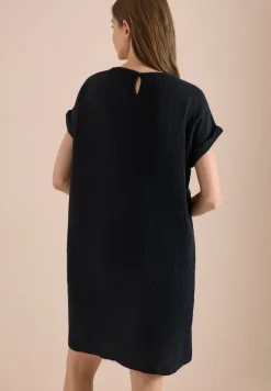 Musselin Kleid mit Kurzarm