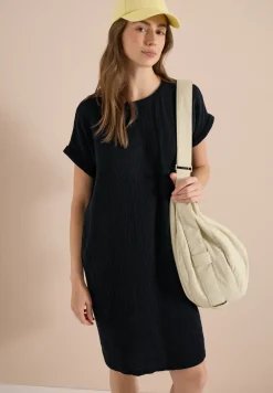 Musselin Kleid mit Kurzarm