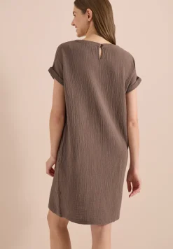 Musselin Kleid mit Kurzarm