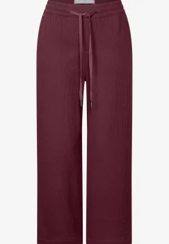 Musselin Wide Leg Hose