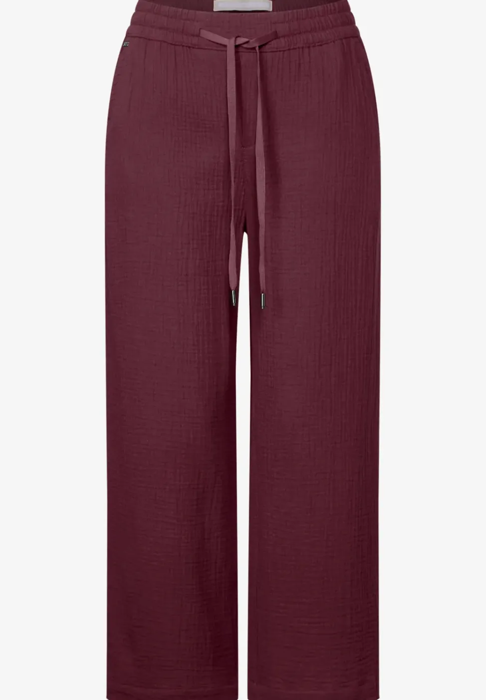 Musselin Wide Leg Hose