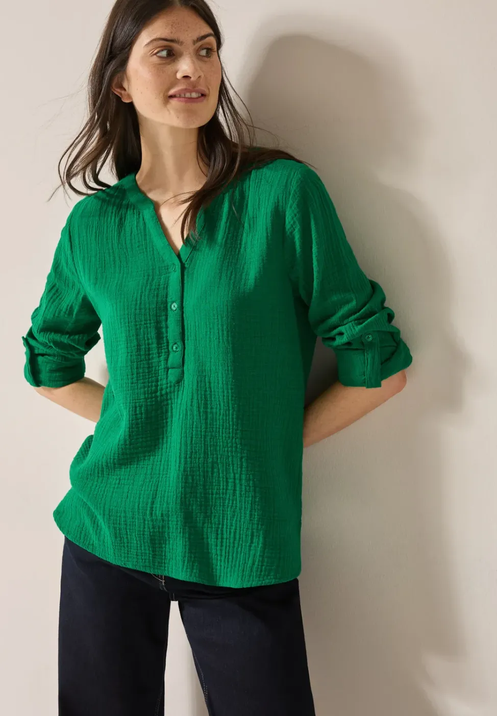 Musselin Bluse