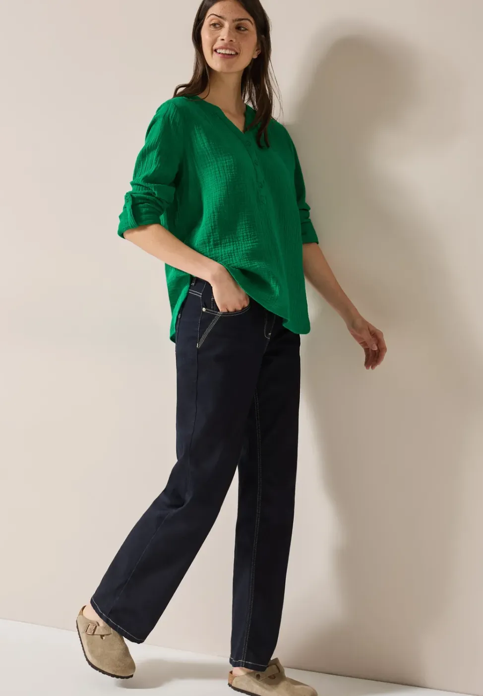 Musselin Bluse
