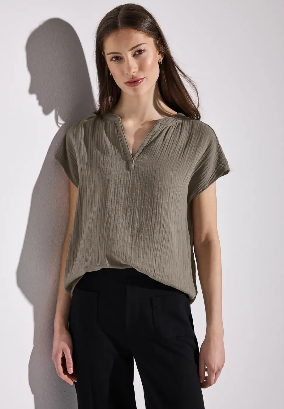 Musselin-Bluse