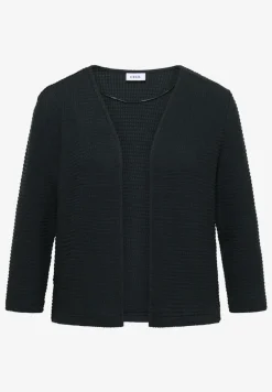 Offene 3/4-Arm Jacke im Ajour-Look