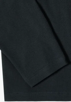 Offene 3/4-Arm Jacke in Rippstruktur