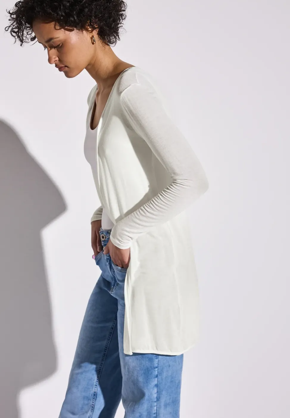 Offene Jacke