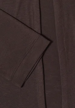 Offene Jacke in Unifarbe mit 3/4-Arm