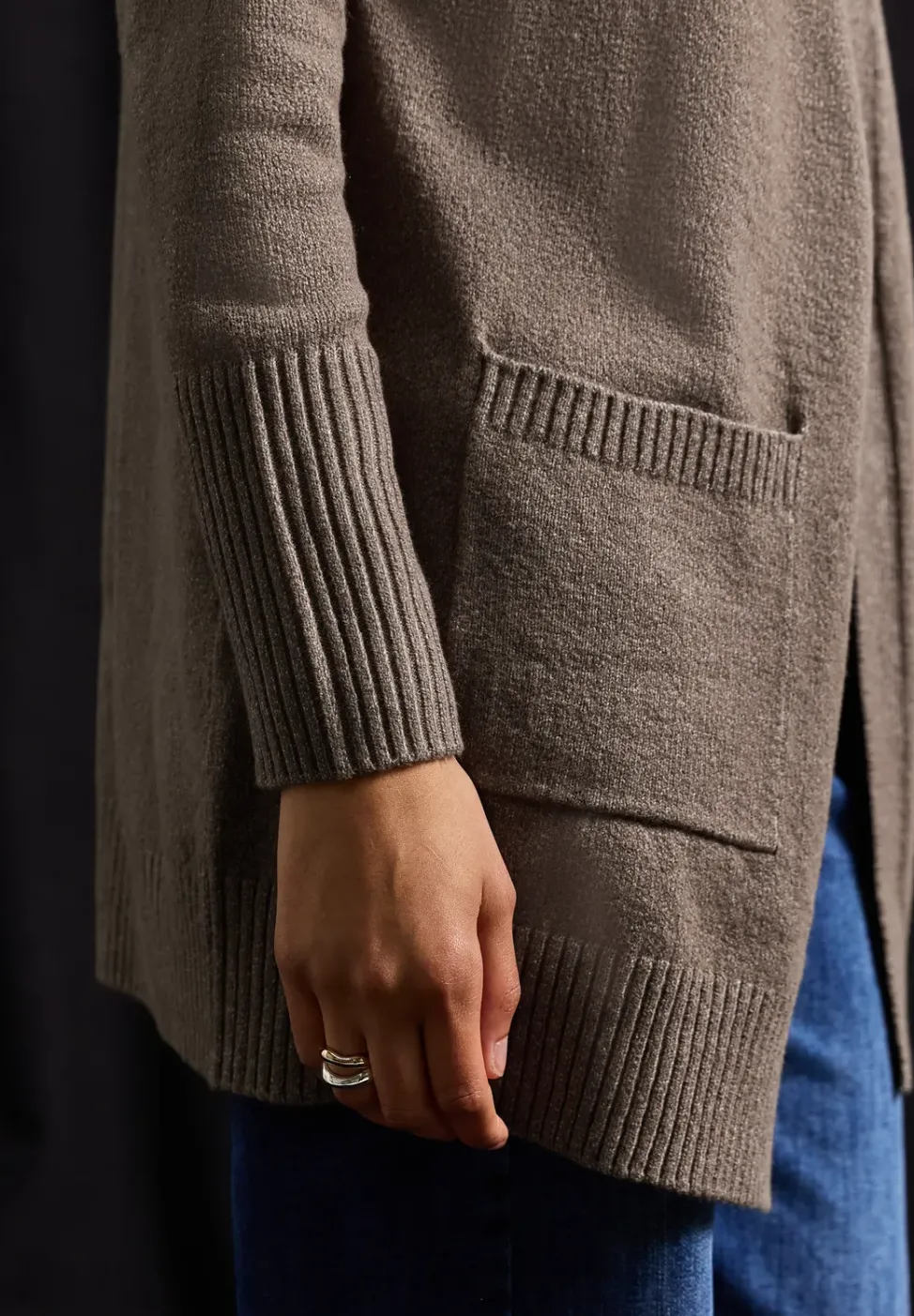 Offener Cardigan