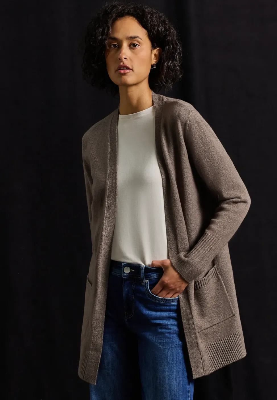 Offener Cardigan