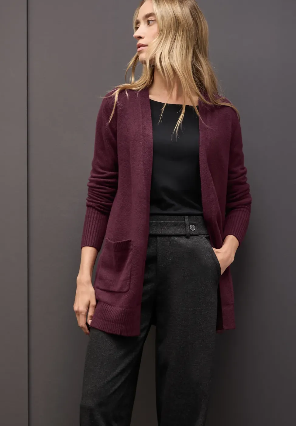 Offener Cardigan