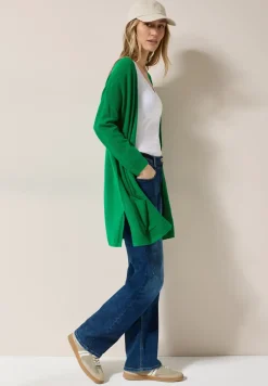 Offener Feinstrick Cardigan