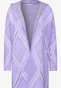 Offener Cardigan mit Kapuze