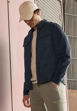 Overshirt im Washed-Look
