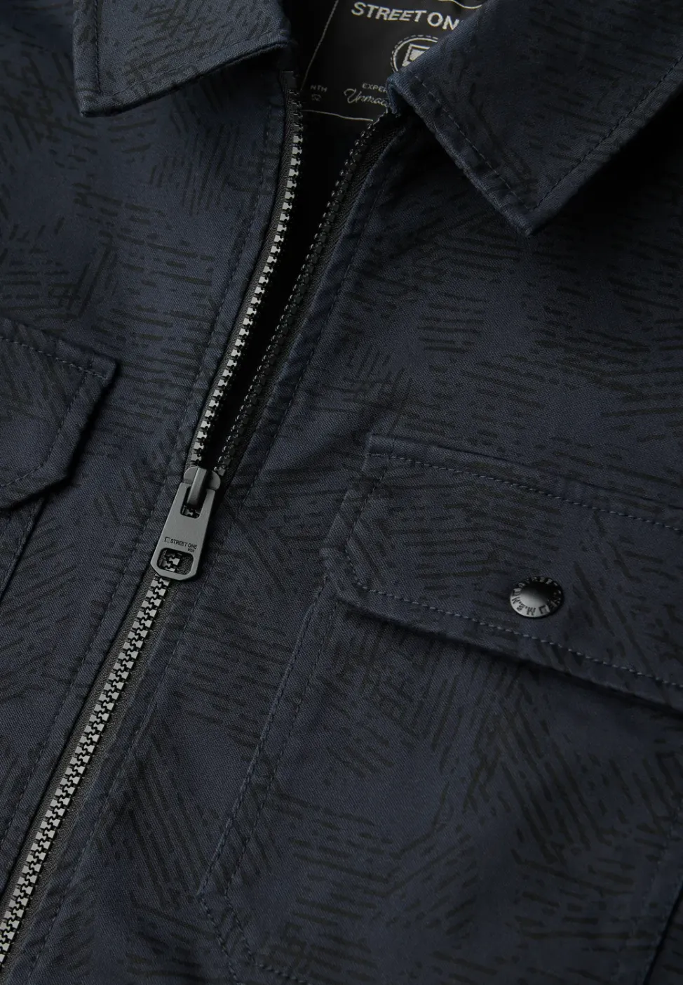 Overshirt im Washed-Look