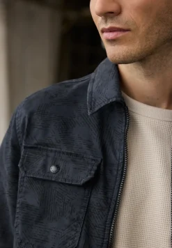 Overshirt im Washed-Look