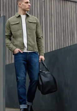 Overshirt im Washed-Look