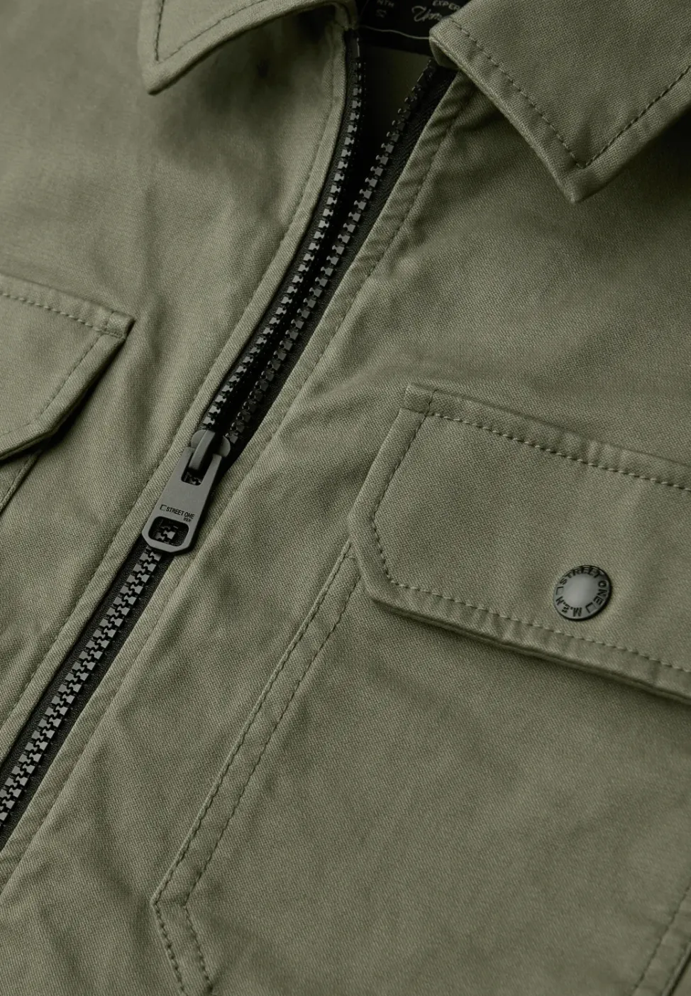 Overshirt im Washed-Look