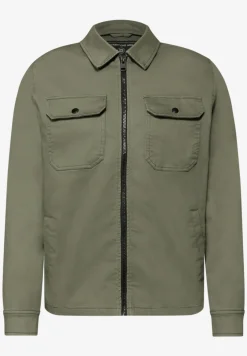 Overshirt im Washed-Look