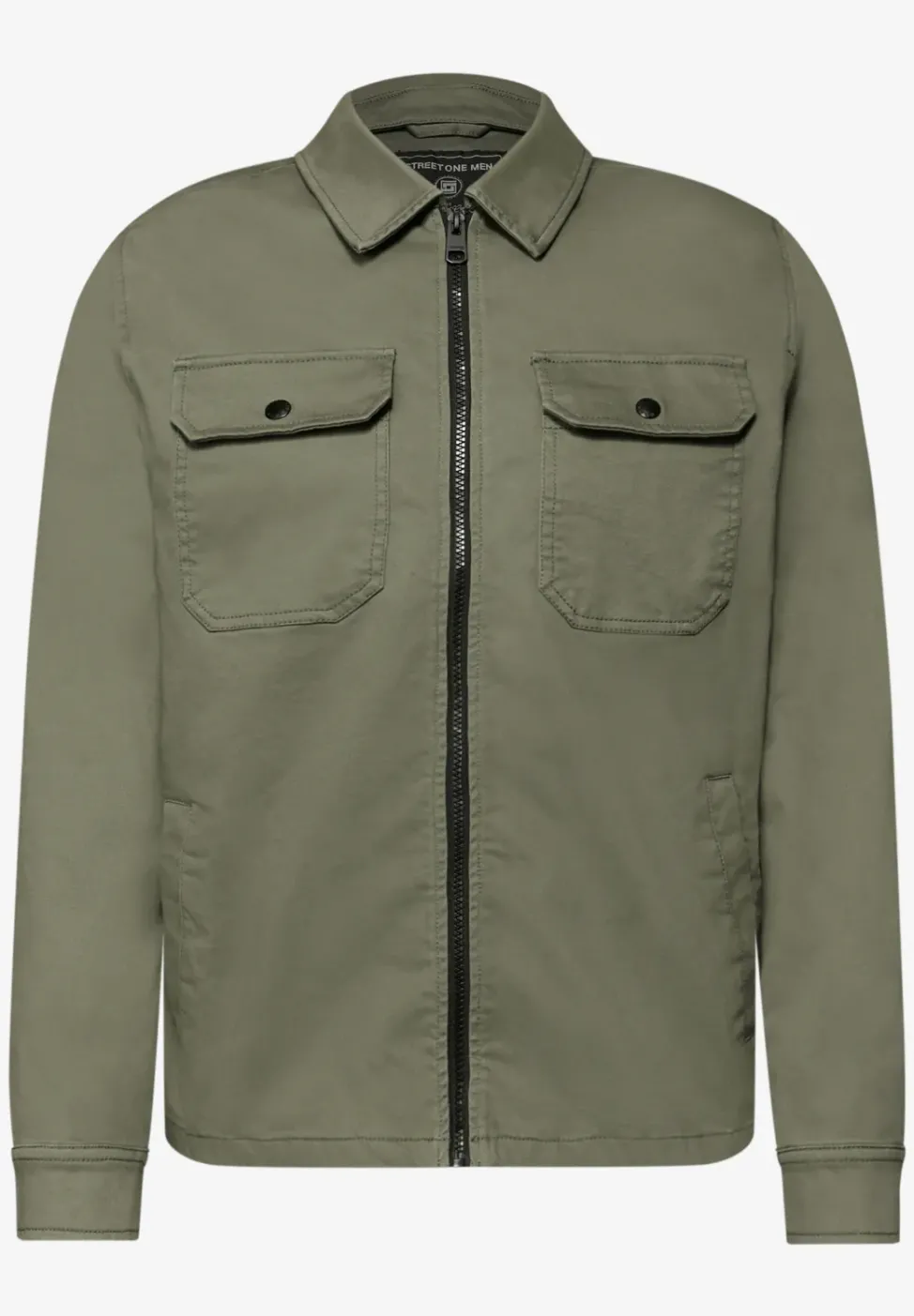 Overshirt im Washed-Look