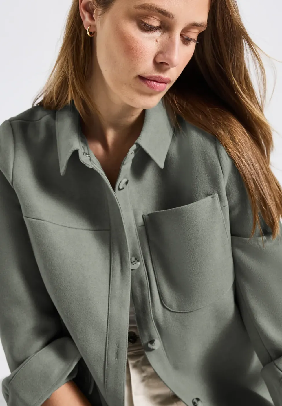Overshirt In Wolloptik