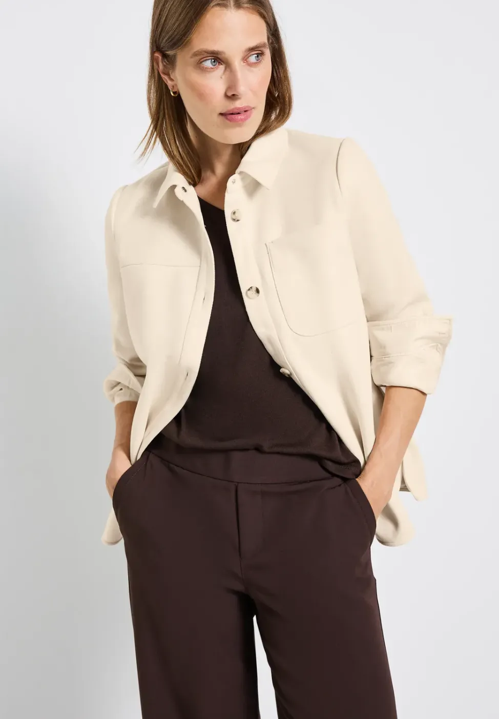 Overshirt In Wolloptik