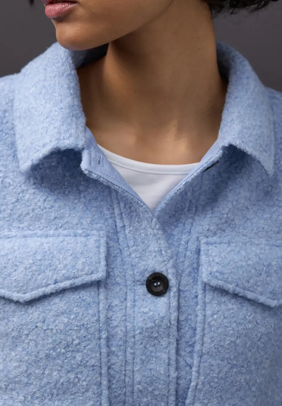 Overshirt in Wolloptik