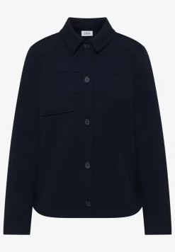 Overshirt mit Brusttaschen und Struktur