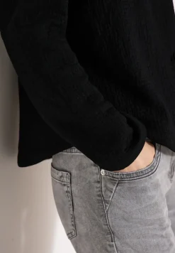 Overshirt mit Brusttaschen und Struktur
