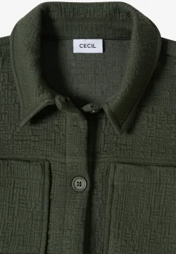 Overshirt mit Brusttaschen und Struktur