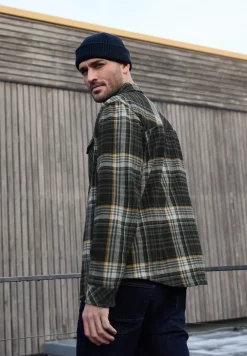 Overshirt mit Fleece-Futter