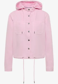Overshirt mit Kapuze und Tunnelzug