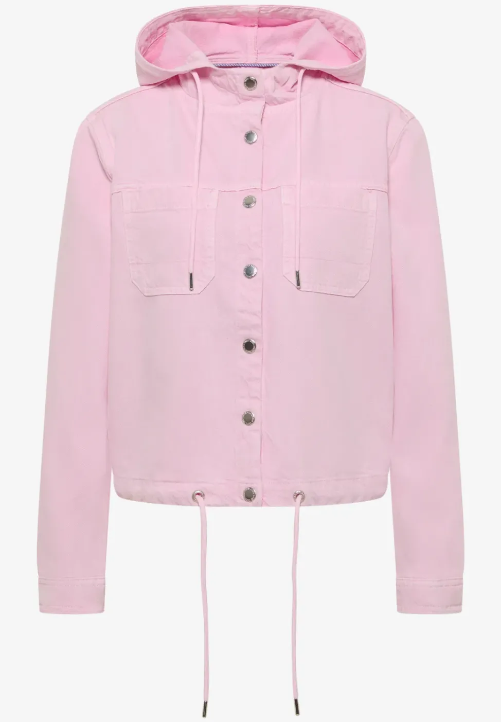 Overshirt mit Kapuze und Tunnelzug