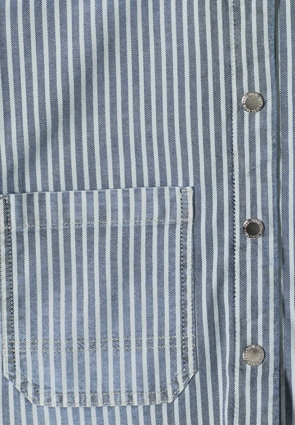 Overshirt mit Kapuze und Streifen