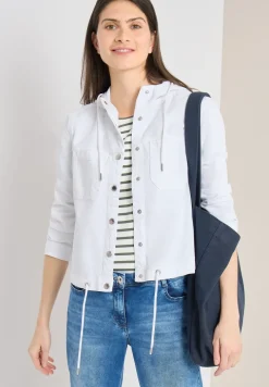 Overshirt mit Kapuze und Tunnelzug