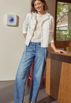Overshirt mit Kapuze und Tunnelzug