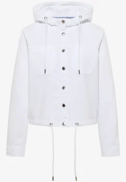 Overshirt mit Kapuze und Tunnelzug