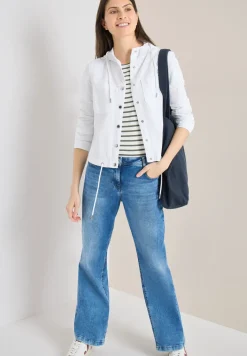 Overshirt mit Kapuze und Tunnelzug