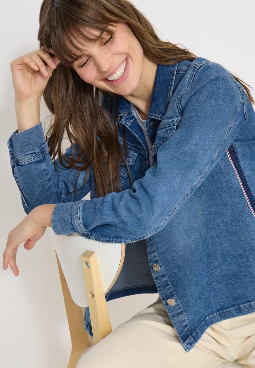 Overshirt mit Knopfleiste