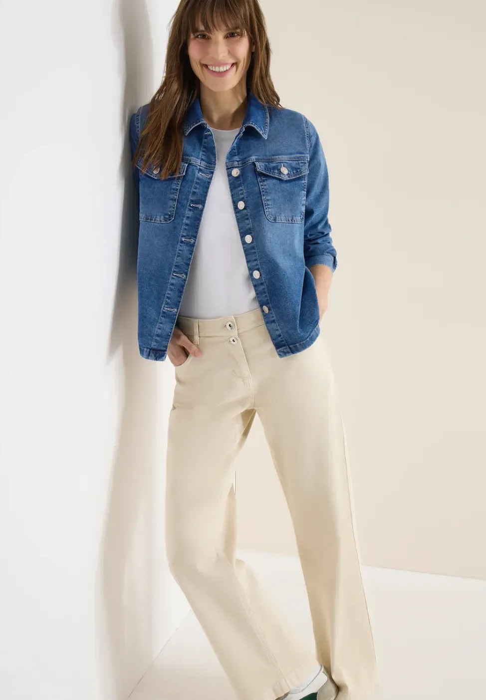 Overshirt mit Knopfleiste