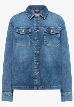 Overshirt mit Knopfleiste