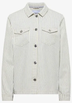 Overshirt mit Streifenmuster