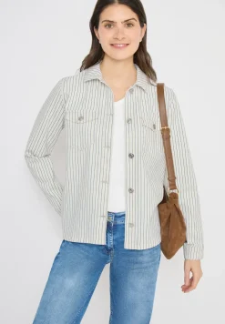 Overshirt mit Streifenmuster