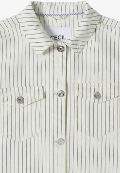 Overshirt mit Streifenmuster